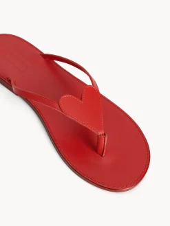 Clearance By Malene Birger Ladina lædersandaler JesterRed