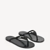 Hot By Malene Birger Lalla l&aelig;dersandaler Black