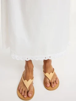 Fashion By Malene Birger Lalla l&aelig;dersandaler Tan