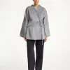 Best By Malene Birger Lalou blazer i uld GreyMelange