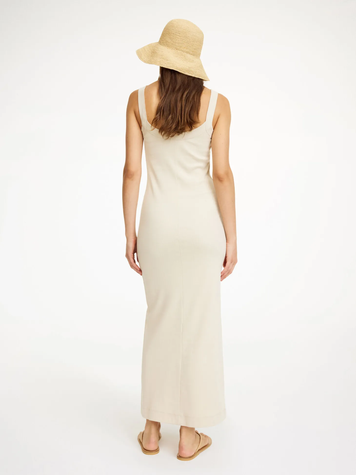 Fashion By Malene Birger Lio maxikjole OysterGray