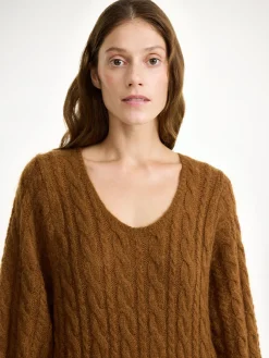 Best By Malene Birger Lovella maxikjole Bison