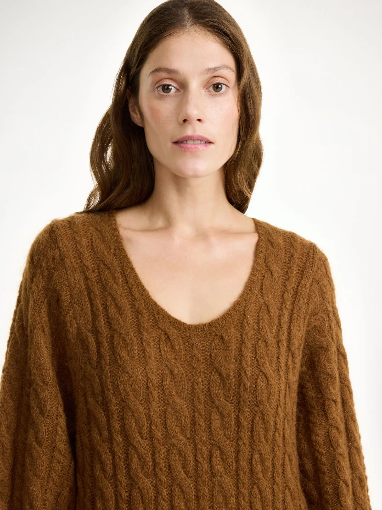 Best By Malene Birger Lovella maxikjole Bison