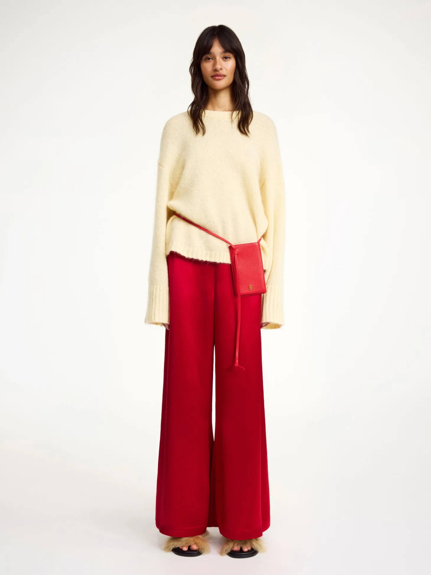 Outlet By Malene Birger Lucee bukser DarkChilli