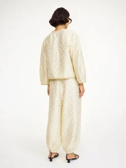 Clearance By Malene Birger Lumonas bukser i silke MiniFlowerPrint