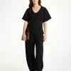 Discount By Malene Birger Lunae T-shirt Black