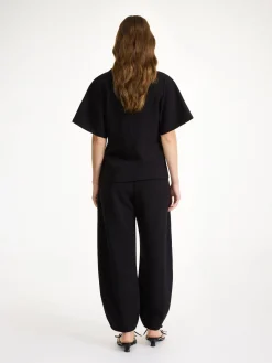Discount By Malene Birger Lunae T-shirt Black