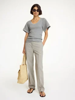 Sale By Malene Birger Lunai T-shirt GreyMelange