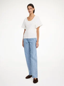 Sale By Malene Birger Lunai T-shirt SoftWhite