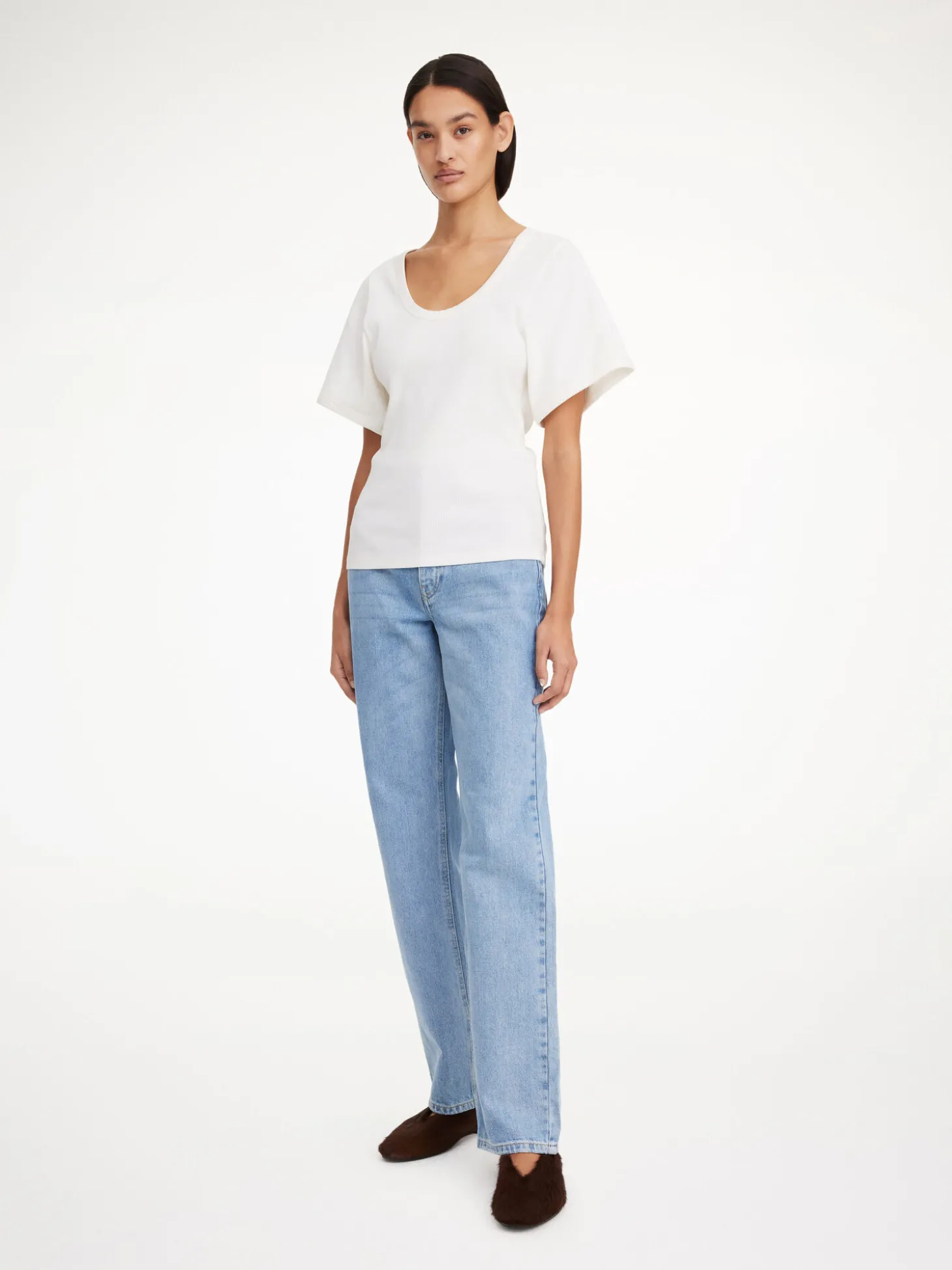 Sale By Malene Birger Lunai T-shirt SoftWhite