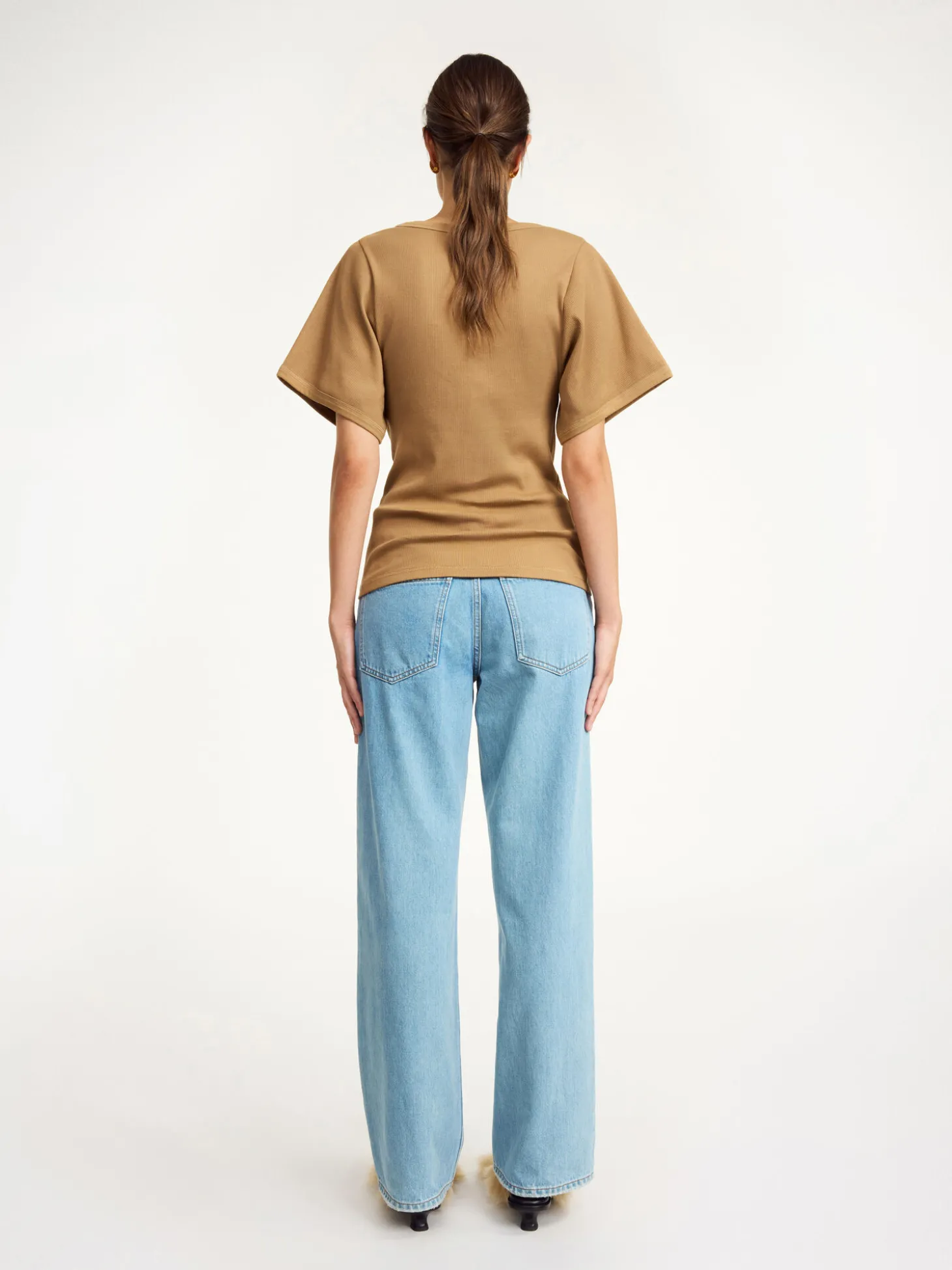 New By Malene Birger Lunai T-shirt LightBrown