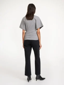 Outlet By Malene Birger Lunai T-shirt GreyMelange
