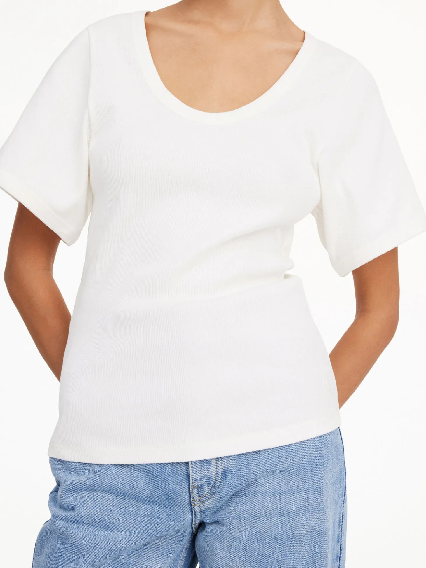 Sale By Malene Birger Lunai T-shirt SoftWhite