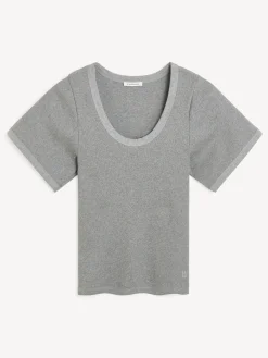 Sale By Malene Birger Lunai T-shirt GreyMelange