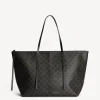 Online By Malene Birger Luze tote DarkChokolate