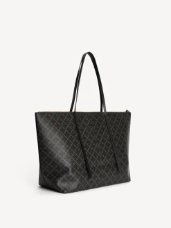 Online By Malene Birger Luze tote DarkChokolate