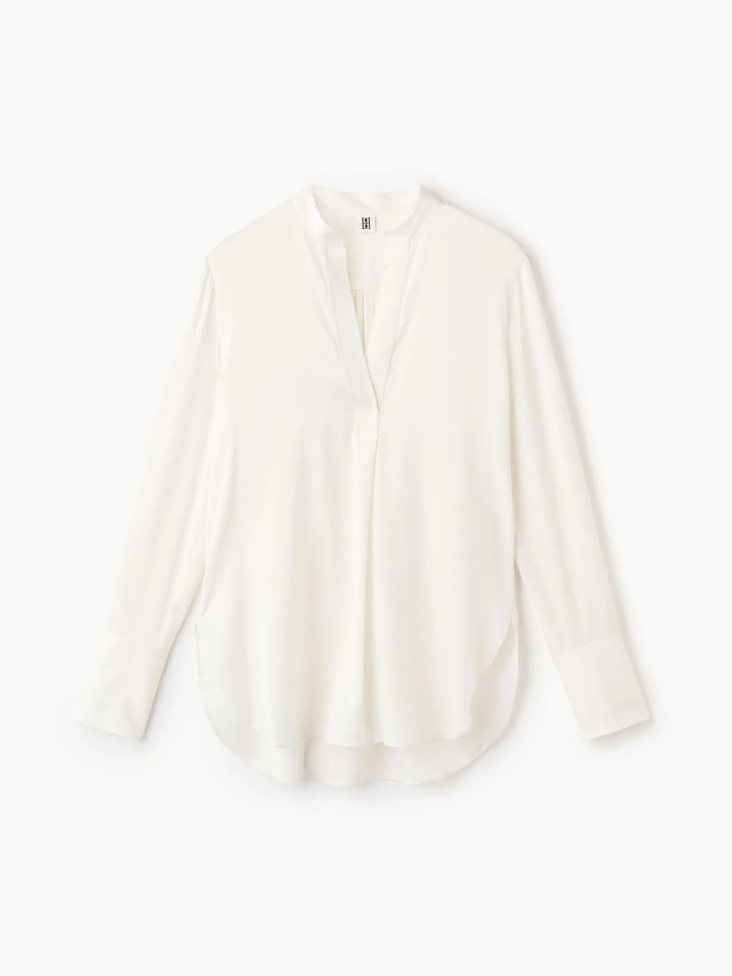 Sale By Malene Birger Mabillon silkeskjorte SoftWhite
