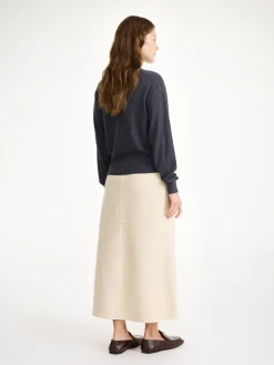 Outlet By Malene Birger Mantea sweater i merinould Jetgrey