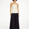 Hot By Malene Birger Marciella maxikjole Black/Oystergray