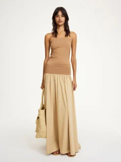 Outlet By Malene Birger Marciella maxikjole Cornstalk