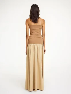 Outlet By Malene Birger Marciella maxikjole Cornstalk