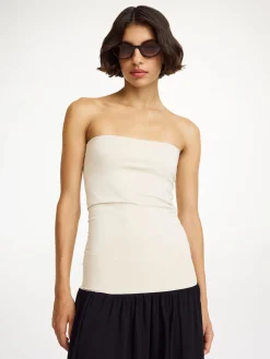 Hot By Malene Birger Marciella maxikjole Black/Oystergray