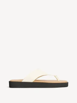 Fashion By Malene Birger Marisol sandaler i l&aelig;der VanillaCream