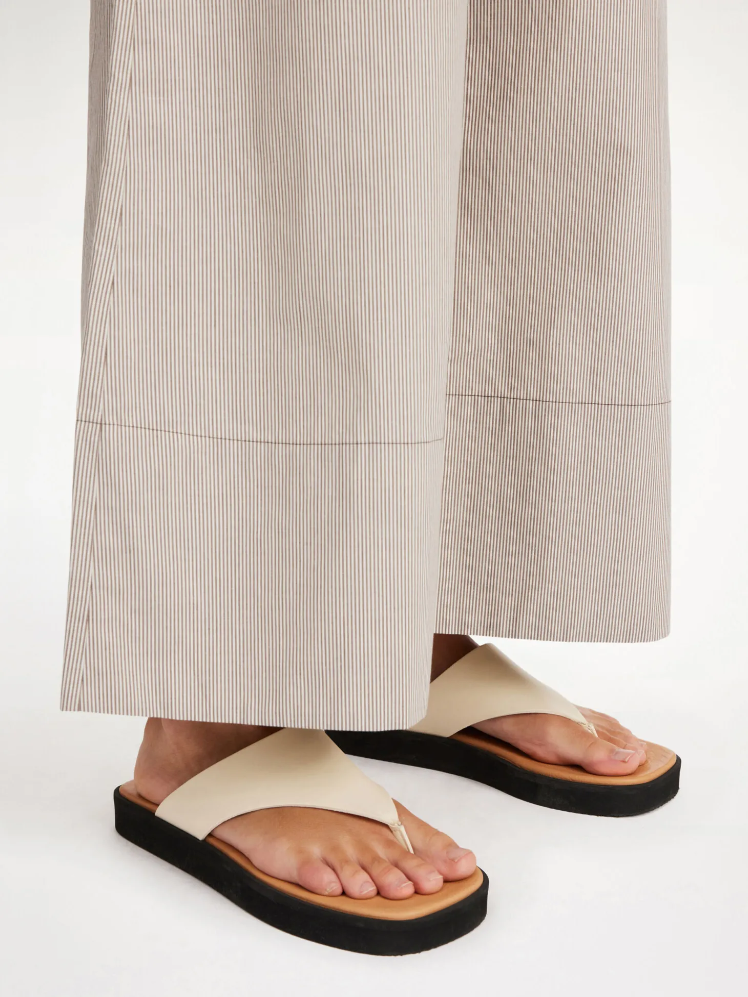 Fashion By Malene Birger Marisol sandaler i læder VanillaCream