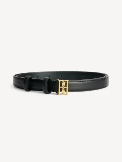 Fashion By Malene Birger Marlos l&aelig;derb&aelig;lte Black