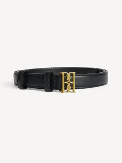 Fashion By Malene Birger Marlos l&aelig;derb&aelig;lte Black