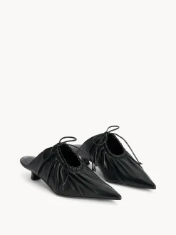 Discount By Malene Birger Masey mules i l&aelig;der Black