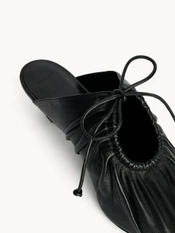 Discount By Malene Birger Masey mules i l&aelig;der Black
