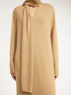 Sale By Malene Birger Merrieta maxikjole i uld Tannin