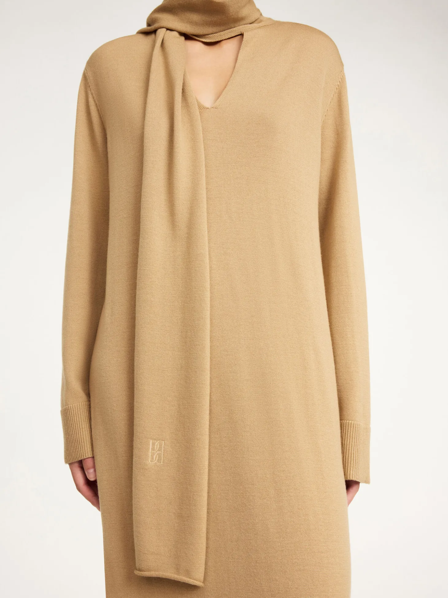 Sale By Malene Birger Merrieta maxikjole i uld Tannin