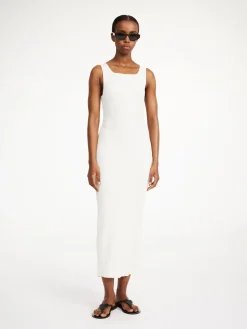 Discount By Malene Birger Milelo maxikjole SoftWhite