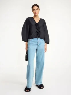Best By Malene Birger Mineas silketop Black