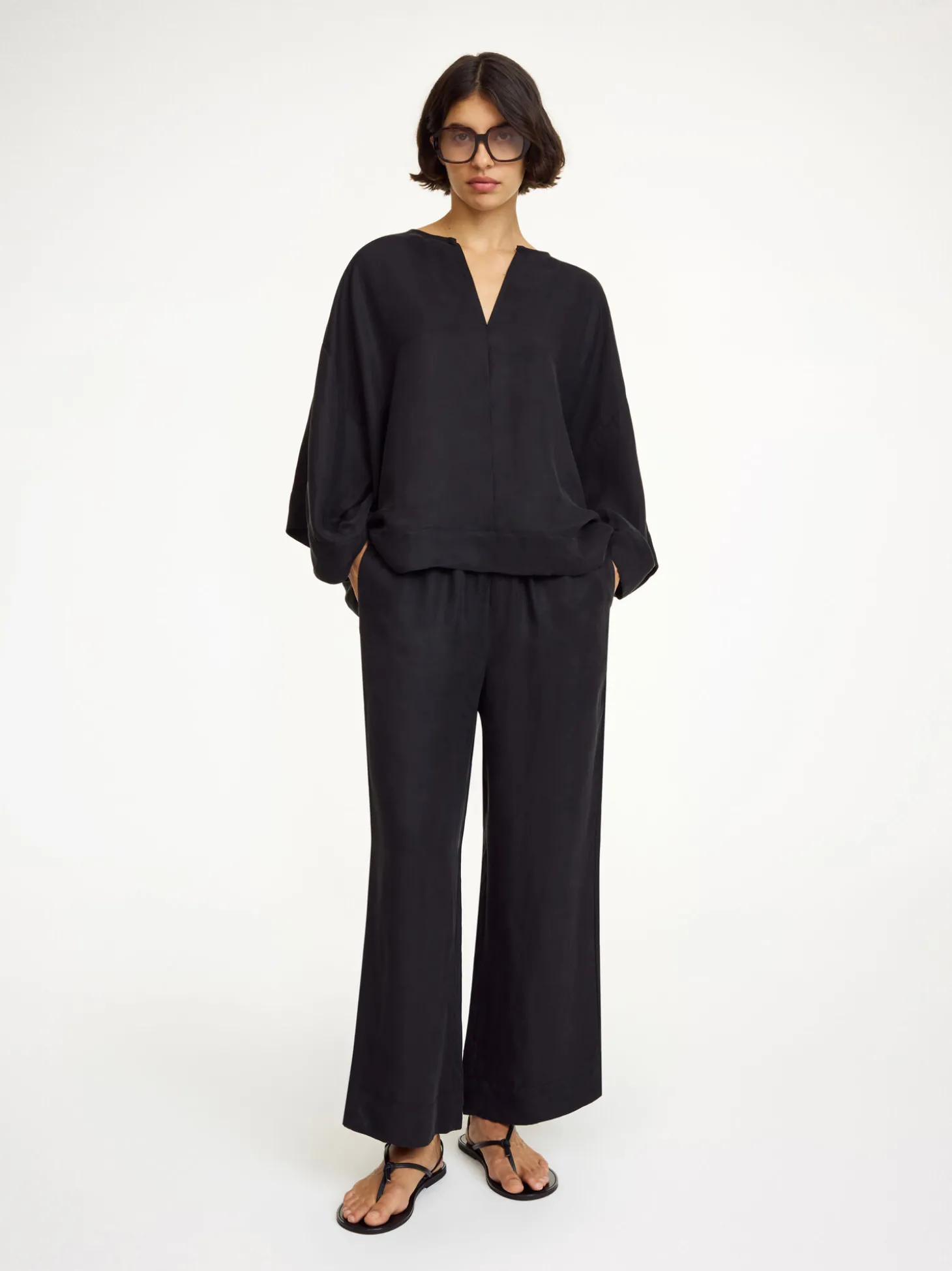 New By Malene Birger Mirabello bukser Black