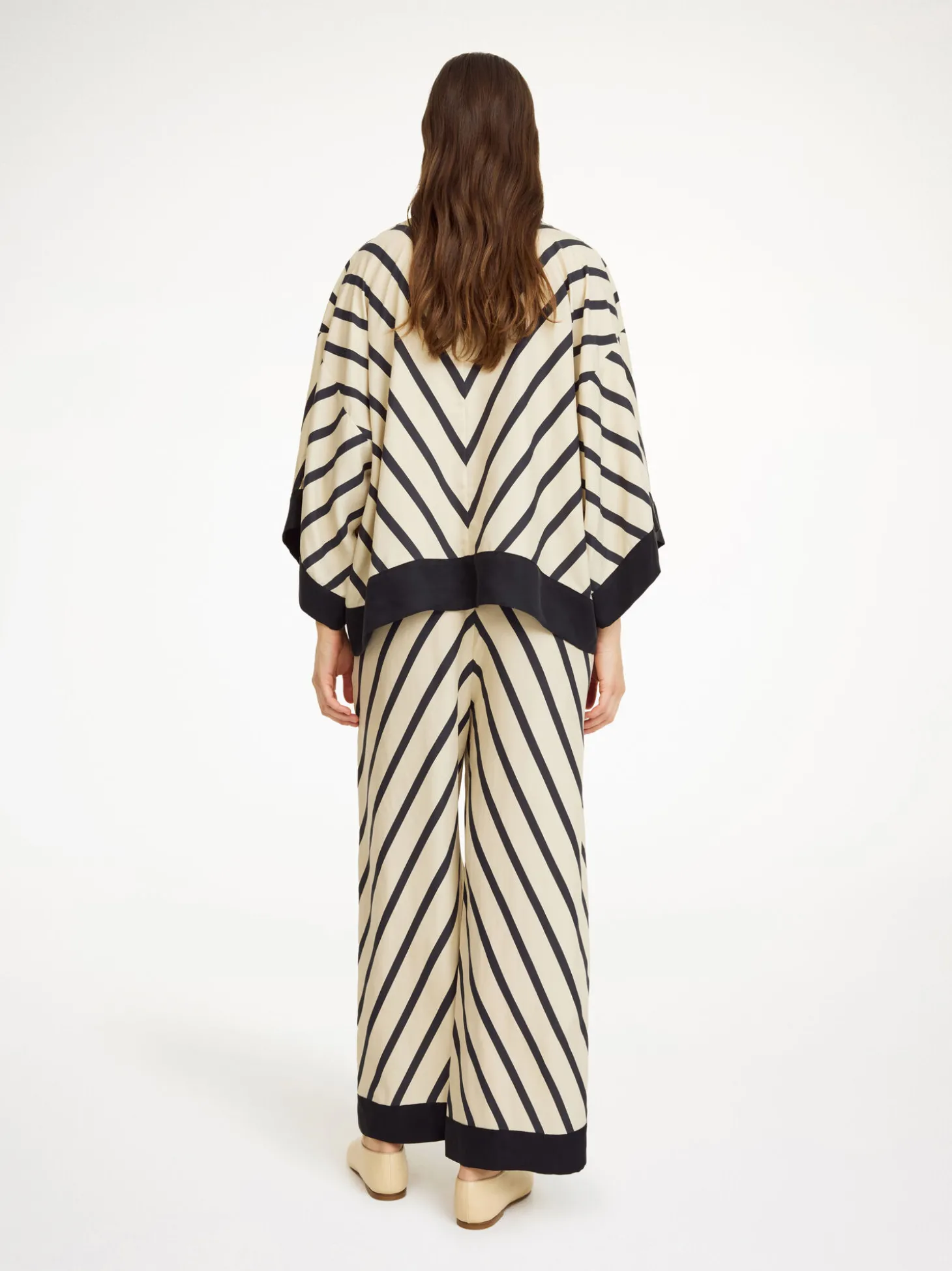 Fashion By Malene Birger Mirabello bukser DiagonalStripe