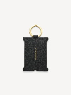 New By Malene Birger Monno n&oslash;glering i l&aelig;der Black
