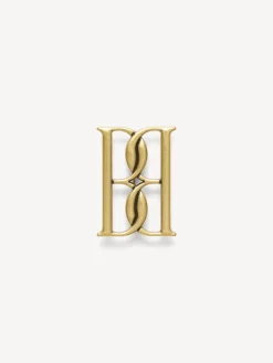 Fashion By Malene Birger Mono lille broche Gold