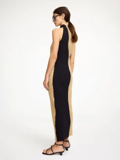 New By Malene Birger Noto maxikjole BicolorBlock