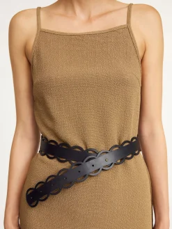 Hot By Malene Birger Nurra l&aelig;derb&aelig;lte Black