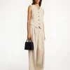 Discount By Malene Birger Occa vest BeigeMelange