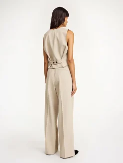 Discount By Malene Birger Occa vest BeigeMelange
