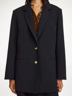 Best By Malene Birger Ophie enkeltradet blazer Black