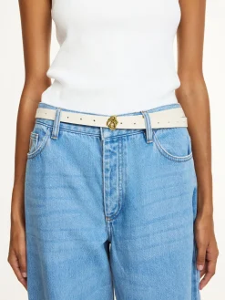 Sale By Malene Birger Ouma l&aelig;derb&aelig;lte SoftWhite