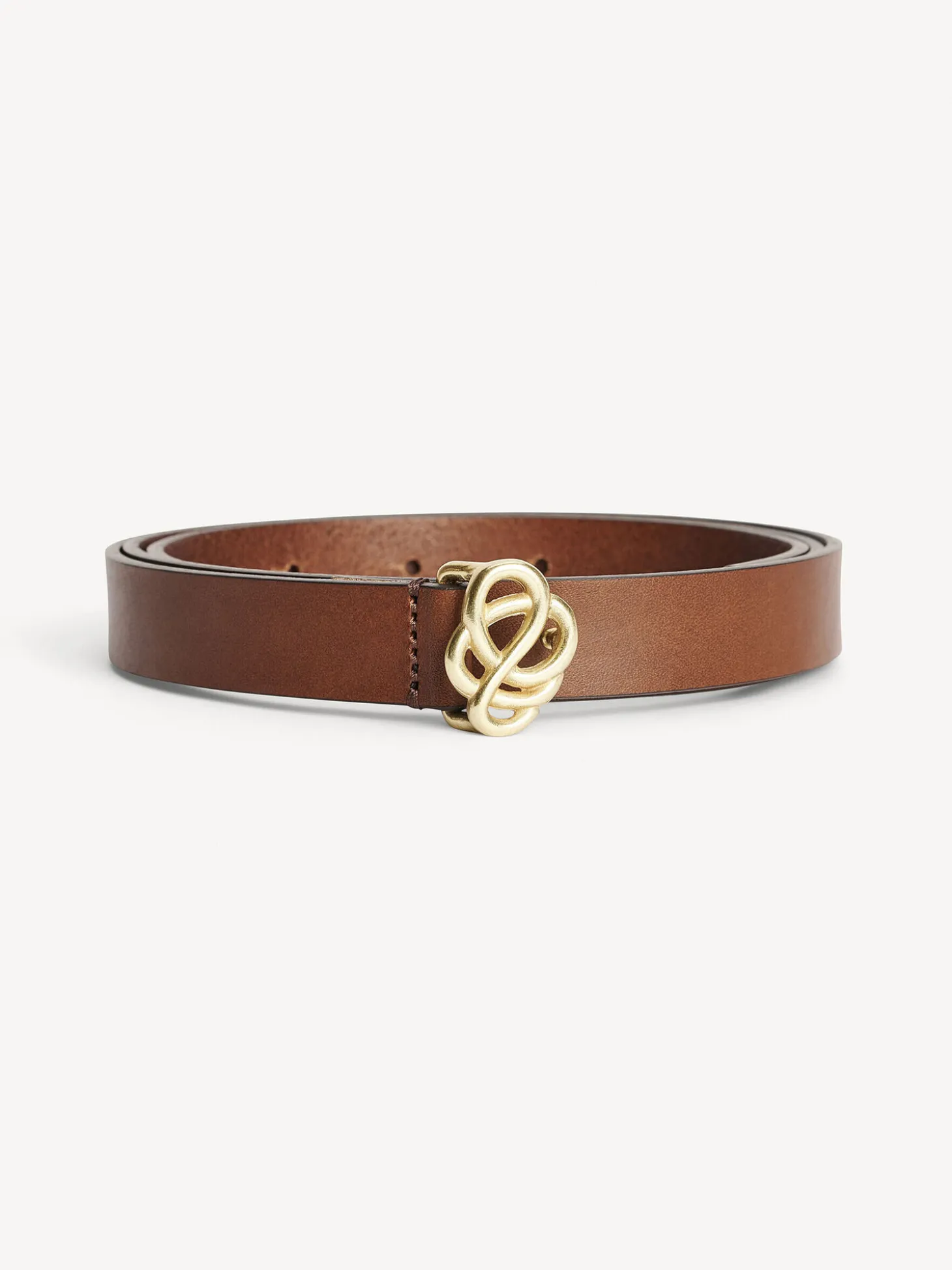 Best By Malene Birger Ouma læderbælte DarkBrown