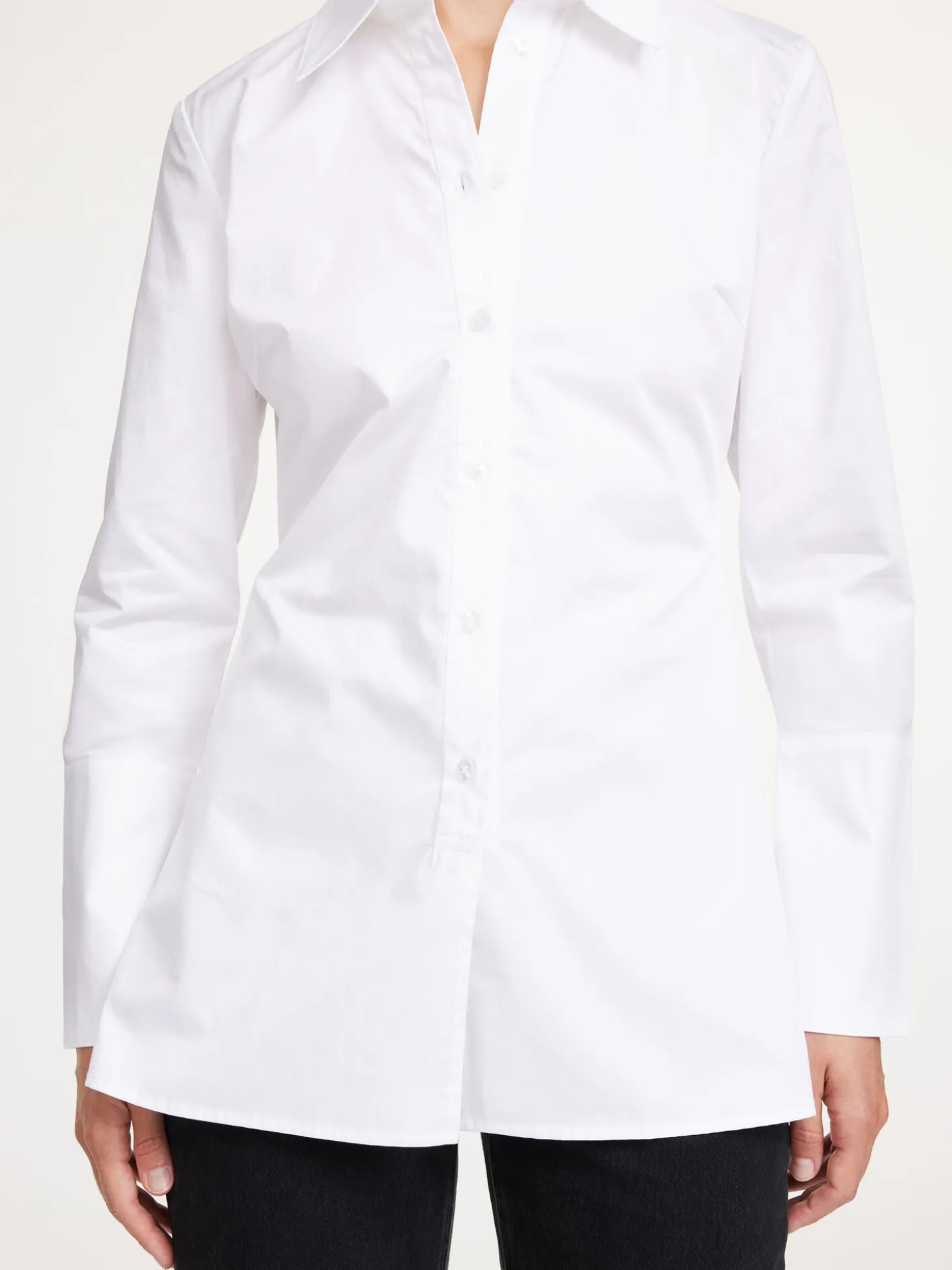 Hot By Malene Birger Padano skjorte PureWhite