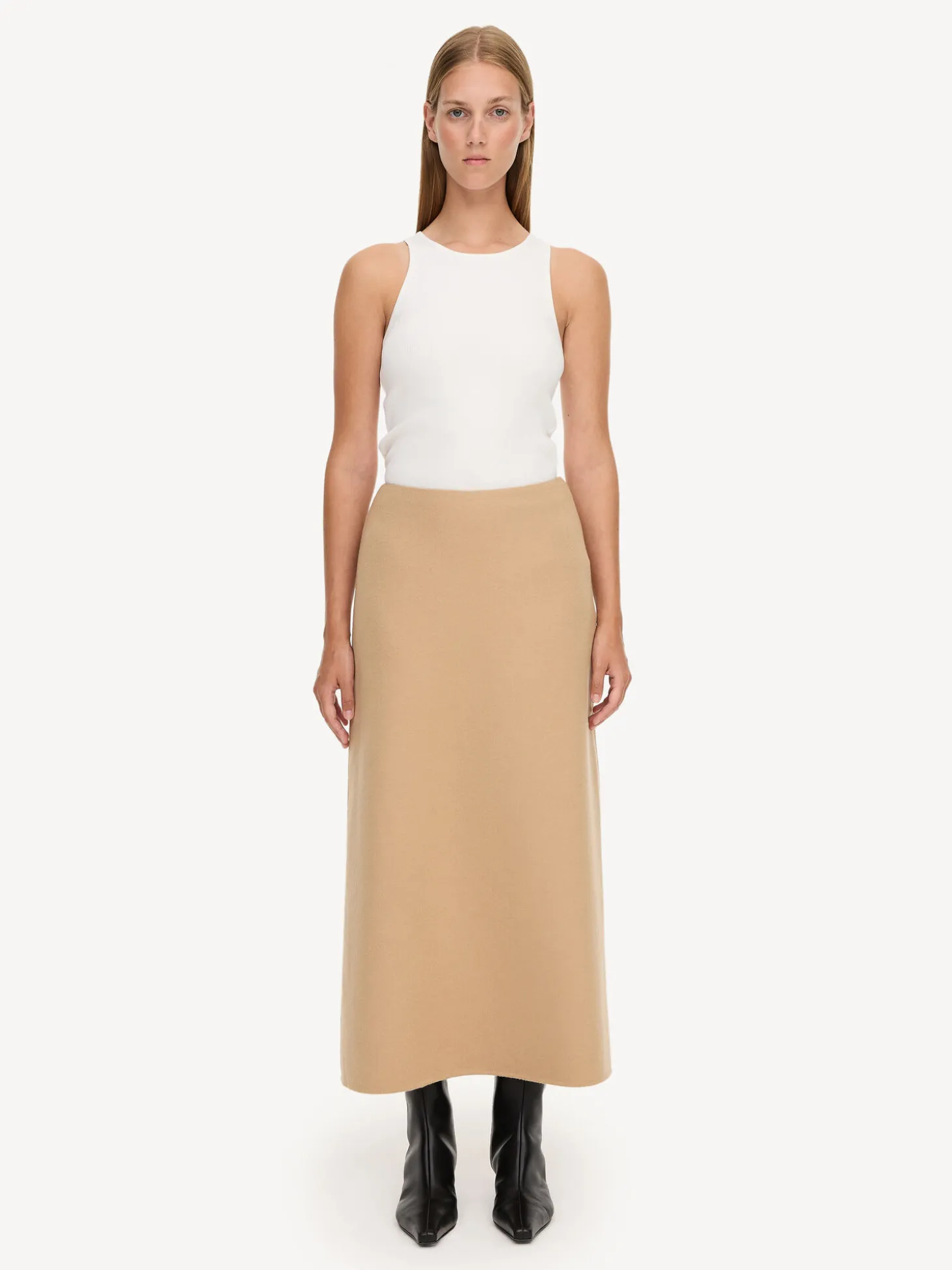 Online By Malene Birger Palomie midinederdel DarkSand