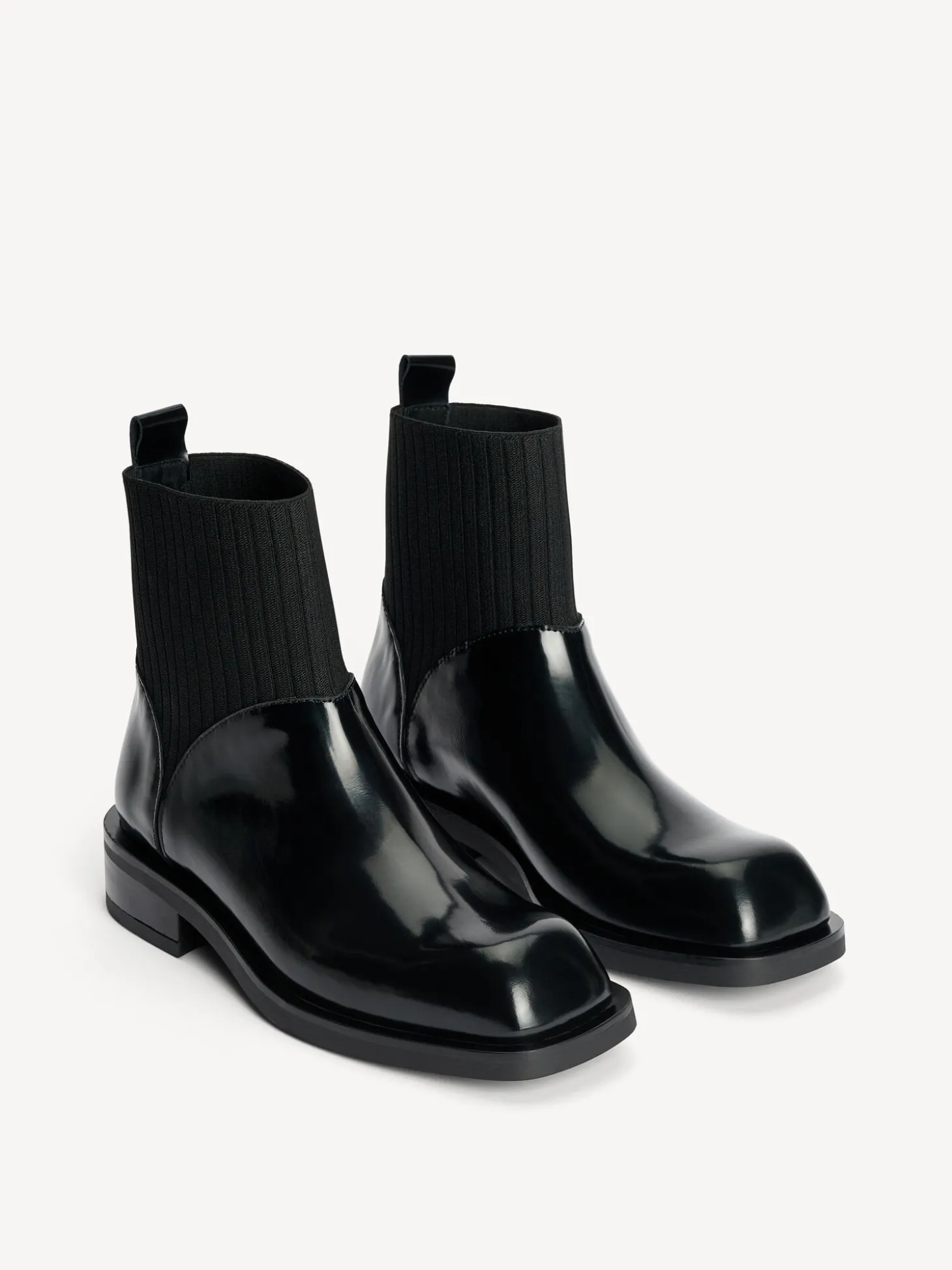 Clearance By Malene Birger Perlla læderstøvler Black